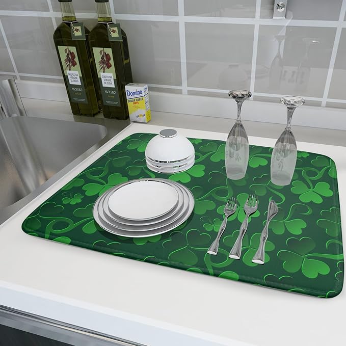 St Patricks Day Dish Drying Mat - Image 6
