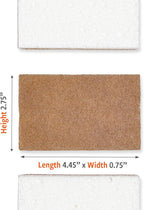 Full Circle Walnut and Cellulose Scrubber Sponges – Pack of 6 – Powerful - Image 6