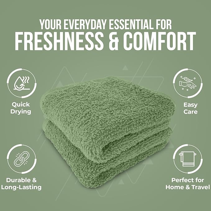 DAN RIVER 24 Pack Wash Cloths for Showering - Image 5