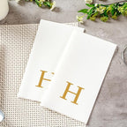 Luxenap 15.8 X 7.9 Inch Linen-Feel Guest Towels, 50 Lettered Hand Towels - Image 6