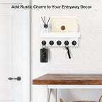 Key Holder for Wall, Decorative Key and Mail Holder - Image 4