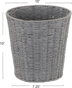 Household Essentials Woven Waste Basket - Image 2