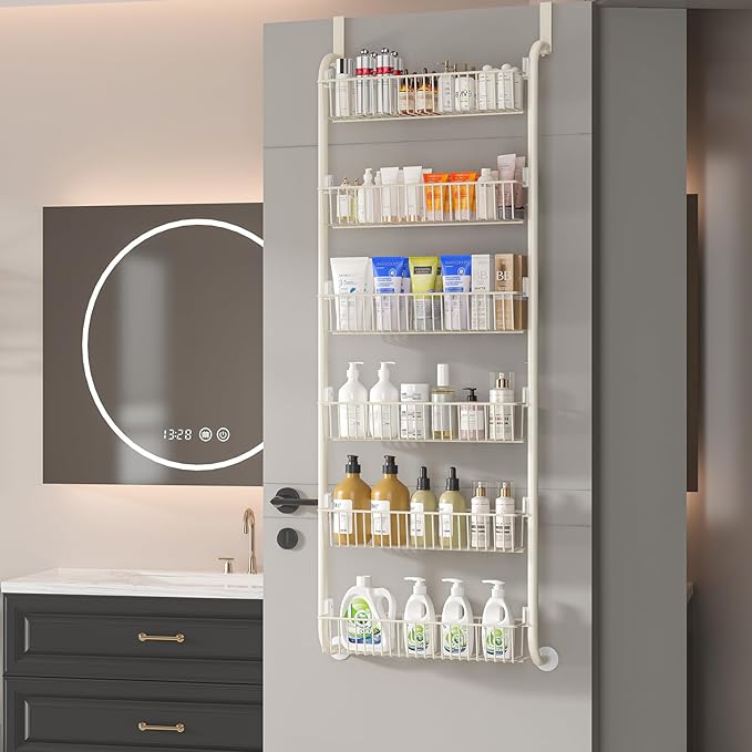 MIAOLI Over the Door Pantry Organizers and Storage, 6-Tier Spice Rack, Home & - Image 8