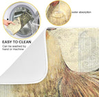 Farmhouse Rooster Dish Drying Mat 18 x 24 Inch - Image 3
