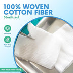4x4 Large Sterile Gauze Pads - Image 2