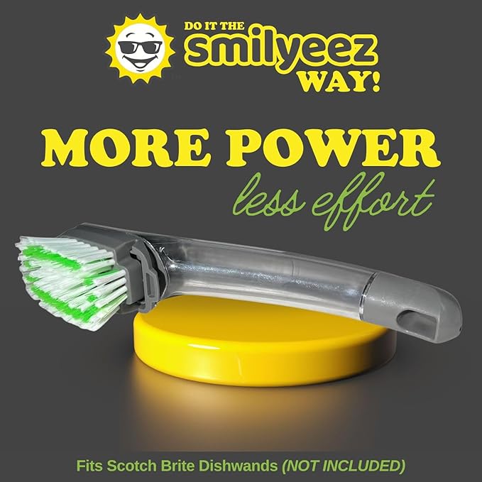 Smilyeez Replacement for Scotch Brite, Makes Your Dishwand Like New, Dishwand - Image 6