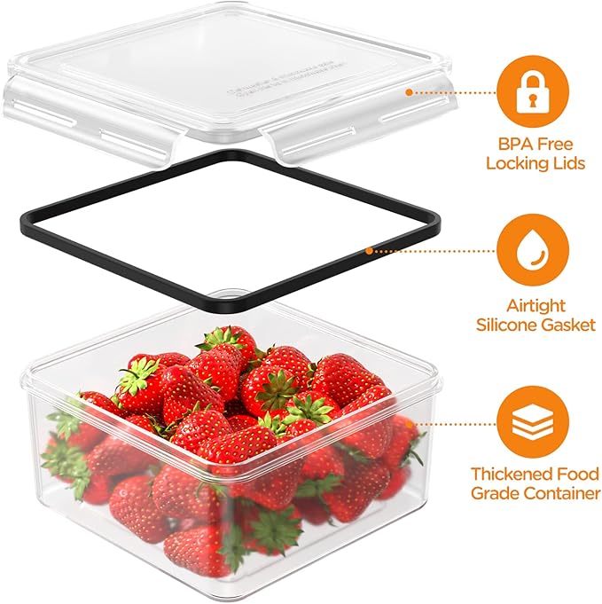 52 Piece Airtight Food Storage Containers Set - Image 3