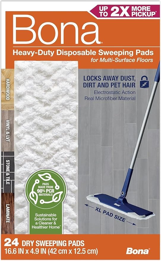 Bona Sweeping Pads for Multi-Surface Floors by Bona