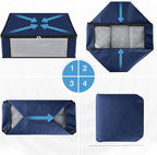 HomeHacks Storage 8-Pack Clothes Organizer Storage Bags Foldable Storage Box - Image 3