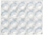 Scotch Clear Adhesive Bumper Pads 40 PCS, Self-Stick Rubber Pads 1/2" Round - Image 2
