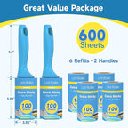 Swihauk 600 Sheets Extra Sticky Lint Rollers - Image 2