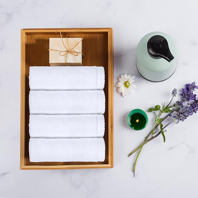 Amazon basics cotton washcloths, Lightweight quick-dry - Image 2