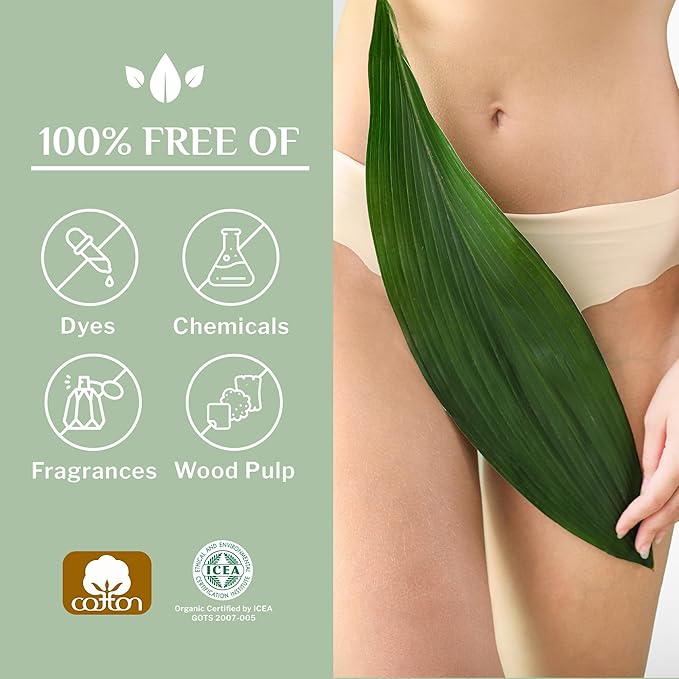 Organyc 100% Certified Organic Cotton Inside and Out Tanga Thong Panty Liners - Image 3