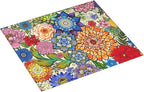 Boho Floral Dish Drying Mats for Kitchen Counter, Absorbent Microfiber Colorful - Image 2