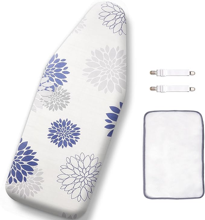 SheeChung 12.5"x32" Small Ironing Board Cover and Pad, Fits Mini Table Top by SheeChung