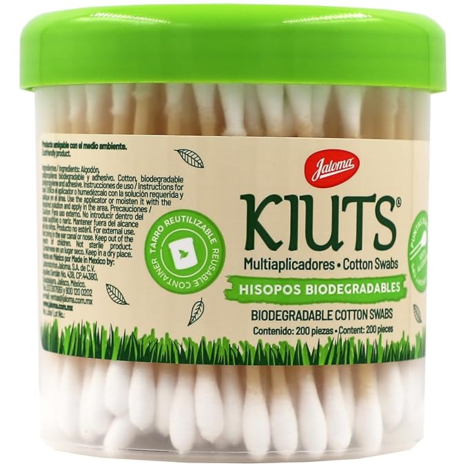 Jaloma Kiuts Cotton Swabs, Biodegradable, - Image 3