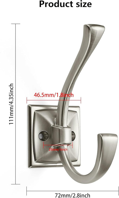 2 Pack Decorative Heavy Duty Towel Hooks - Image 2