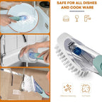 Soap Dispensing Replacement Dish Brush Storage Set - Image 6