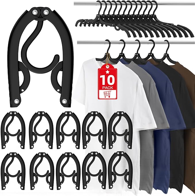 Travel Hangers Portable Foldable Travel Hanger Organizer, Plastic Cruise by Besslly
