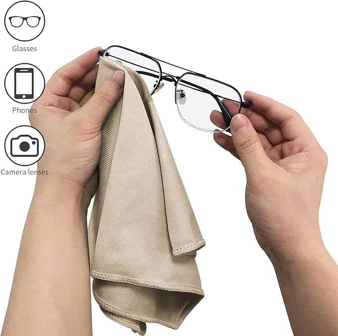 12 Pack Microfiber Glass Cleaning Cloth, 12 Inch X 16 Inch, Lint Free Quickly - Image 5