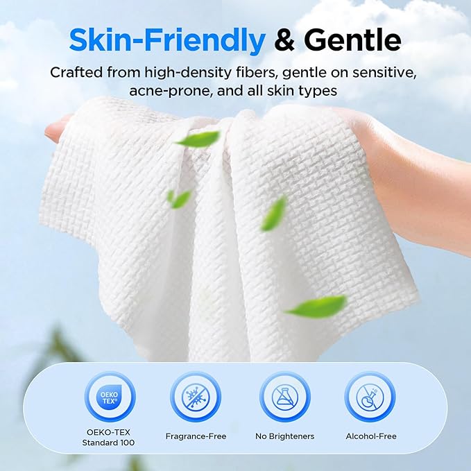 ITO Disposable Face Towel, Ultra-Soft 1-Second Quick-Dry Face Towels, Gentle - Image 5