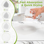 Stone Dish Drying Mats for Kitchen Counter, Quick Dry Water-Absorbent - Image 2