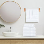 GLAMBURG Ultra Soft 6-Piece Hand Towel Set 16x28-100% Ringspun Cotton - Image 4