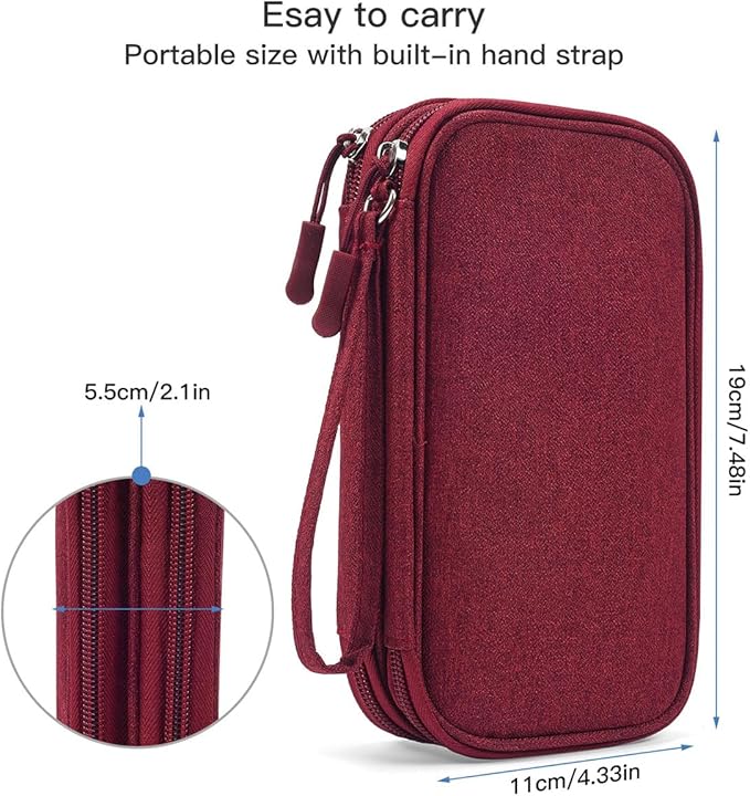 Electronic Cord Organizer Travel Case, Travel Cable Organizer Bag, Waterproof - Image 2