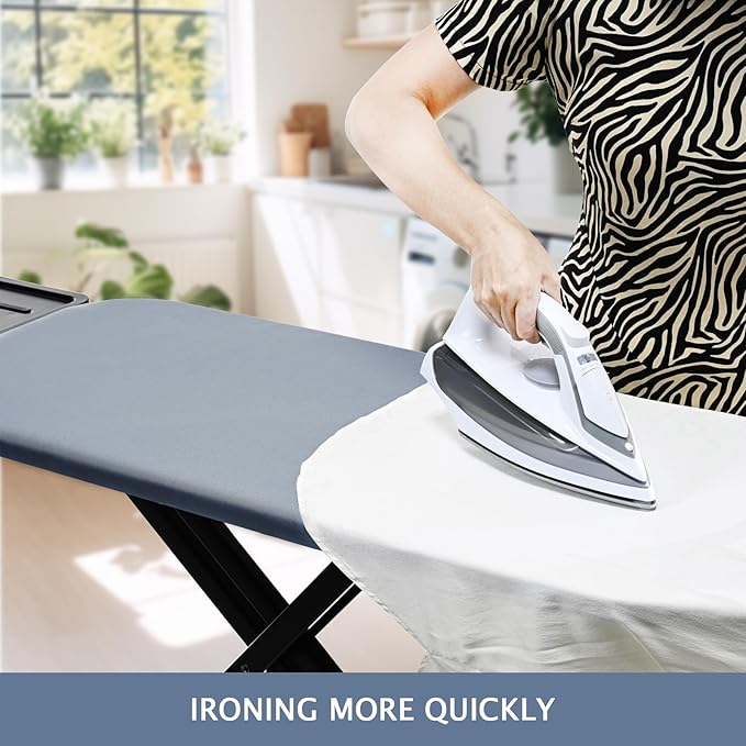 SheeChung 14"x42" Over The Door Ironing Board Cover, Thick Iron Covers - Image 6