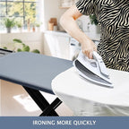 SheeChung 14"x42" Over The Door Ironing Board Cover, Thick Iron Covers - Image 6