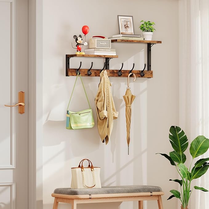 Homeiju 28.7" Coat Rack Wall Mount - Image 3