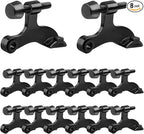 OBTANIM 12 Pack Hinge Pin Door Stopper Heavy Duty Metal Adjustable Door Stops by OBTANIM