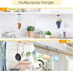 Self Adhesive Banana Hook Under Cabinet Foldable Banana Hanger Black Metal - Image 6