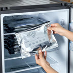 40PCS Reusable Aluminum Foil Freezer Bags, Sealable Stand-Up Zipper Storage Bags - Image 4