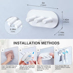 Electric Toothbrush Head Holder, Toothbrush Holders Wall Mounted, Adhesive - Image 9