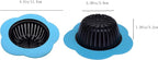 Silicone Kitchen Sink Strainer 2 Pack, Pouring strainers，Drain FilterLarge Wide - Image 4