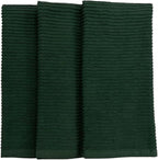Serafina Home Dark Green Kitchen Hand Dish Towels: 100% Cotton Cloth Soft - Image 2
