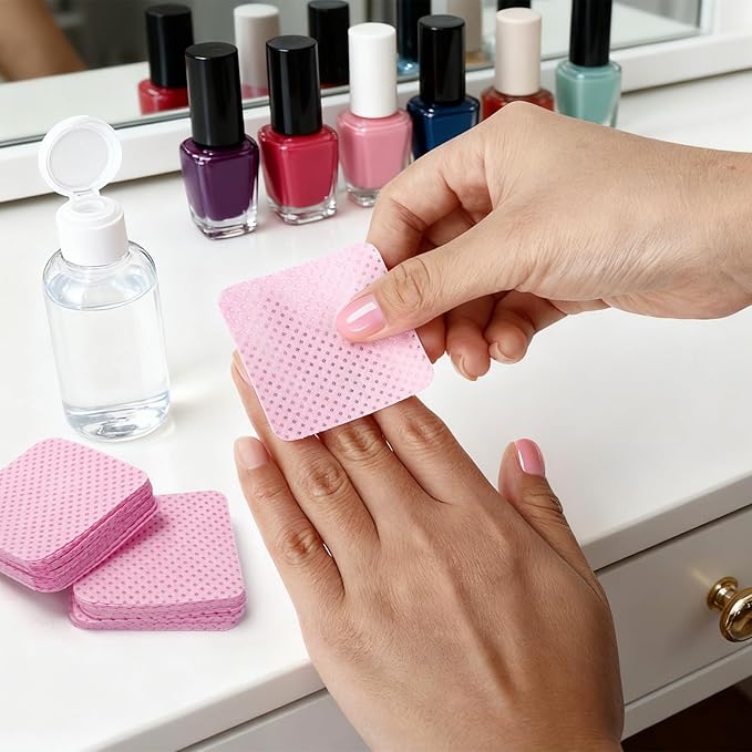 720Pcs Lint Free Nail Wipes, Nail Supplies Nail Polish Wipe, Pads Gel Nails No - Image 6