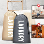 2 Pack XL Travel Laundry Bag, Machine Washable Dirty Clothes Organizer - Image 6