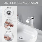 Fransiton Bathroom Sink Stopper, 1.1-1.77 Inch Basin Pop Up Sink Drain Stopper - Image 6