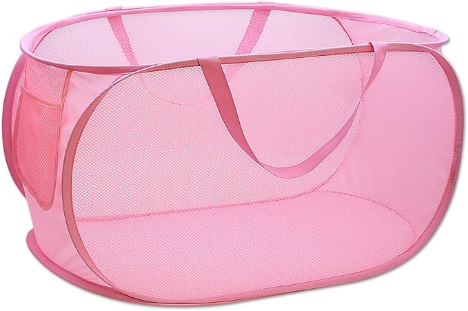 Pop Up Laundry Hamper, Collapsible Horizontal Baskets by TEGOOL