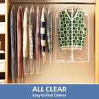 12 Packs All Clear Garment Bags - Image 3
