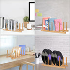 Bamboo Wooden Dish Racks Plate Stand Holder Vertical Drainer Kitchen Cabinet - Image 4