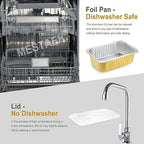 11" x 7.7" Heavy-Duty Aluminum Foil Pans - Image 6