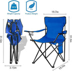 Damei century Folding Camping Chairs- Lightweight, Portable Chair for Beach, Lawn, Outdoor Sports - Image 3