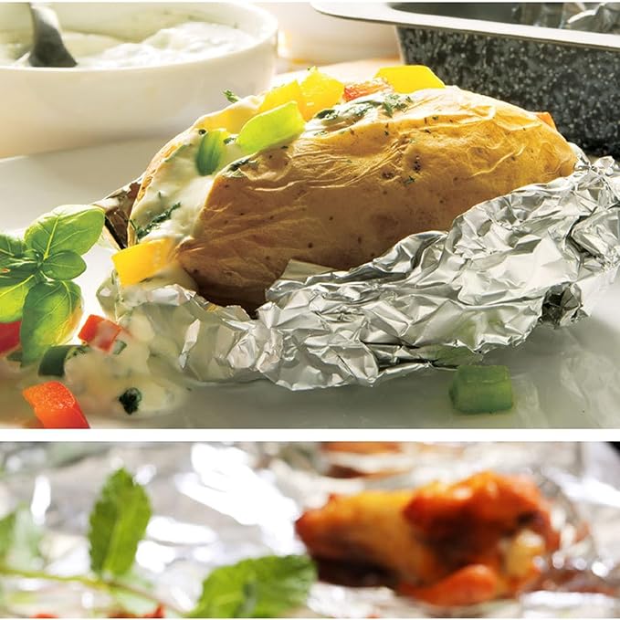 5-Pack Heavy Duty Grilling Aluminum Foil ， Baking Foil Paper, Sheets - Image 6