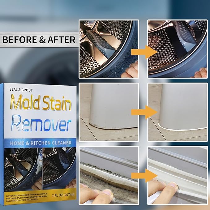 Home Stain Cleaner, 7 fl oz Mold Stain Cleaner Gel - Image 6