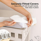 2-Pack Waterproof Changing Pad Covers Boy, Girl – 32x16 Soft Cotton Baby - Image 6