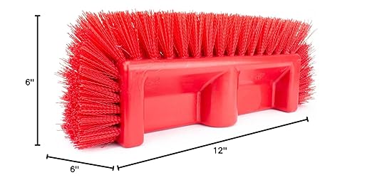 SPARTA Multi-Level Tile Scrub Brush 12" Wide Brush Head, Heavy-Duty Tile - Image 8