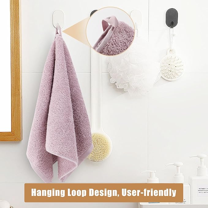 SEMAXE 18-Pack Bath Towel Set Include 6 Bath Towels, 6 Hand Towels, 6 Wash - Image 4